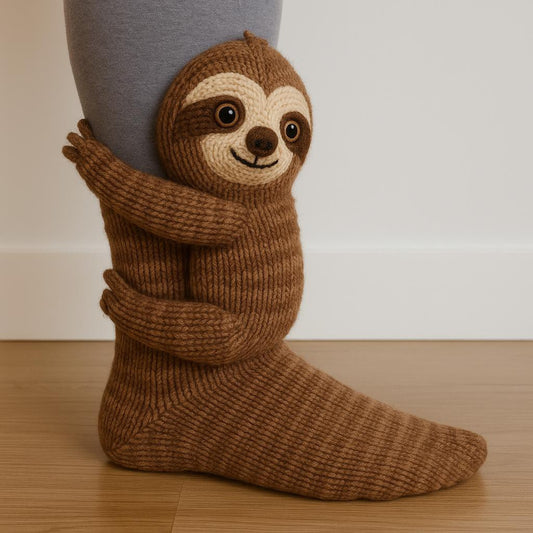 Knitted Socks cute animals